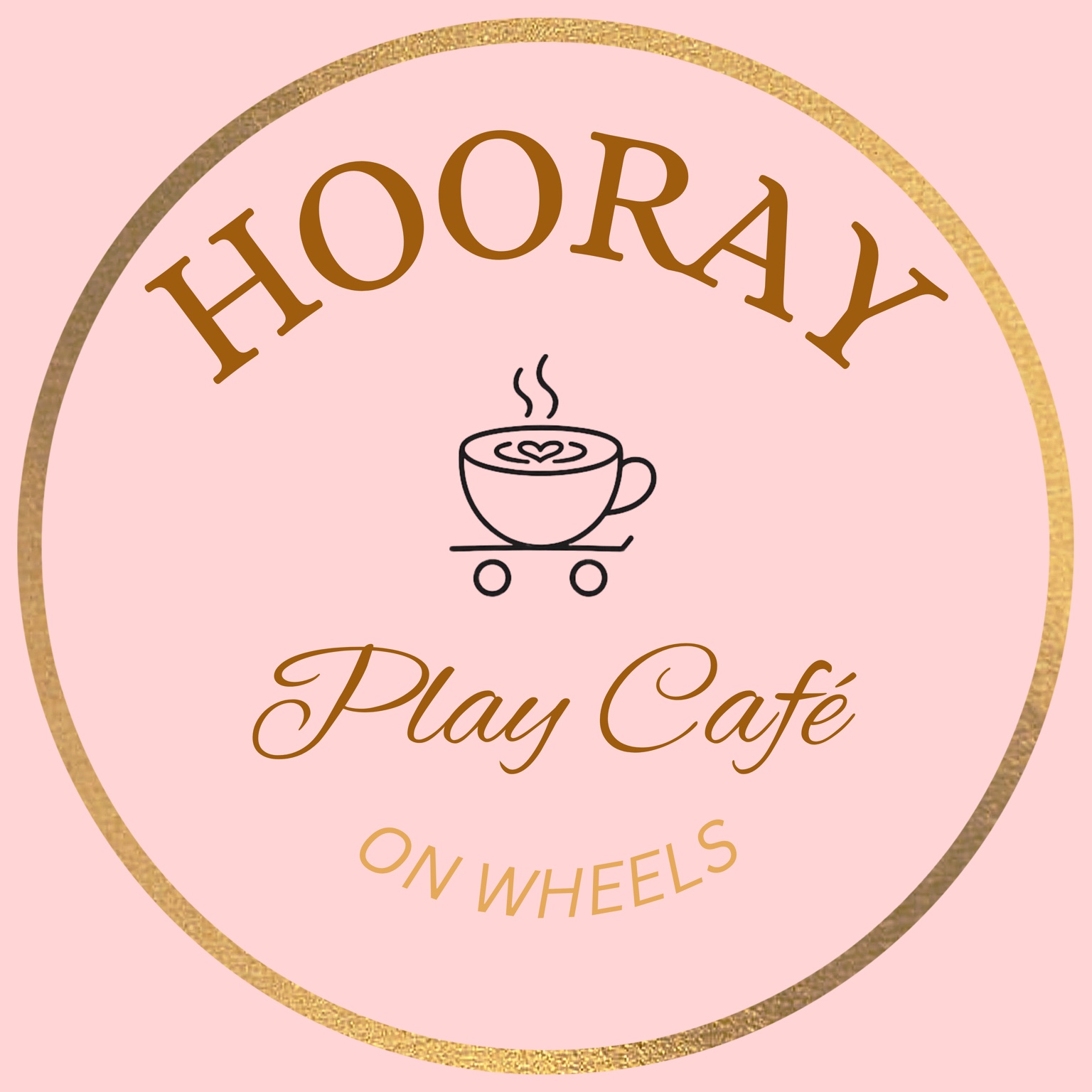 Hooray Play Café round logo